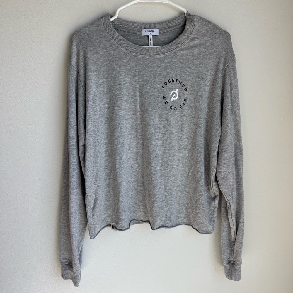 Peloton Together We Go Far Long sleeve Shirt - Size Large
